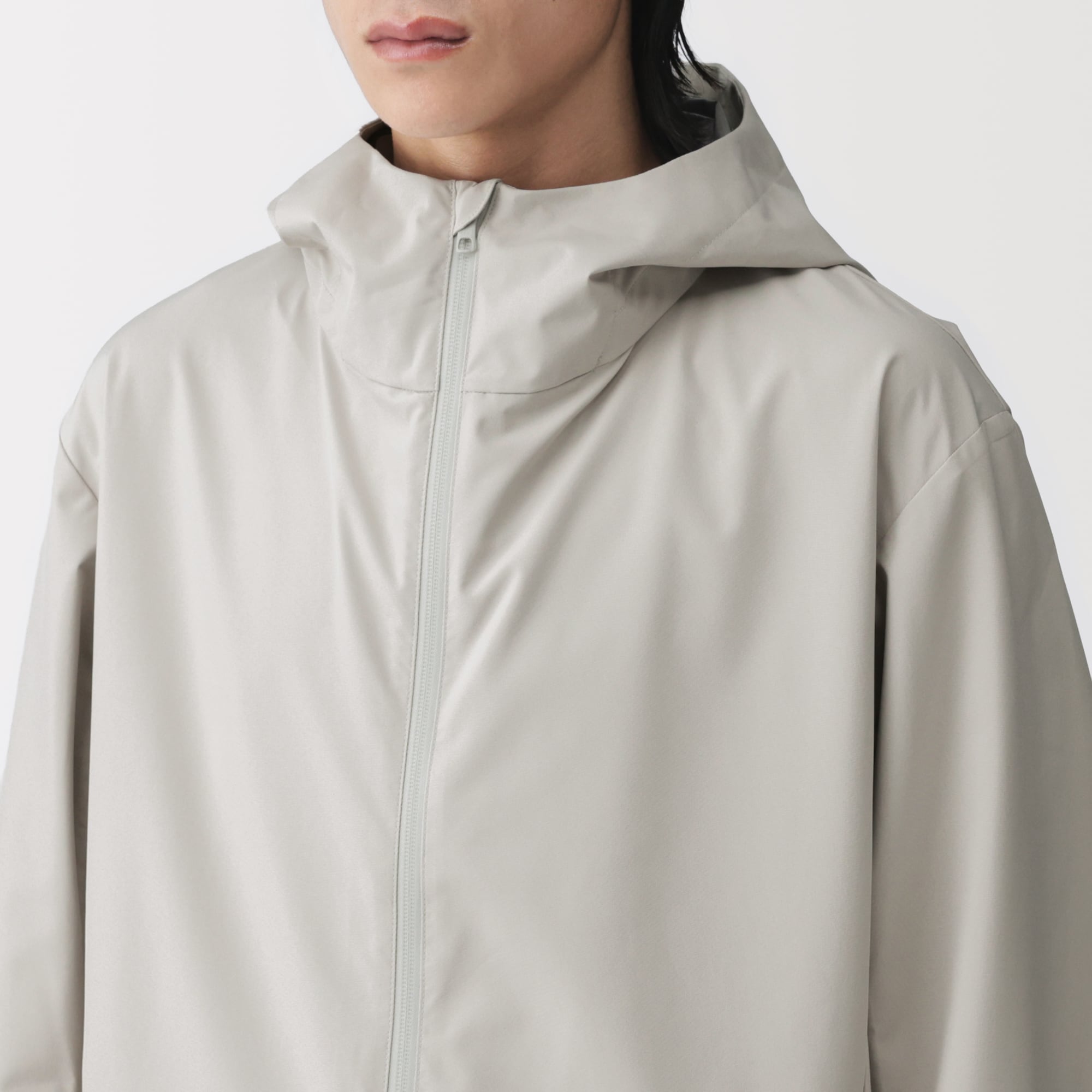 紳士　透湿撥水フードジャケット