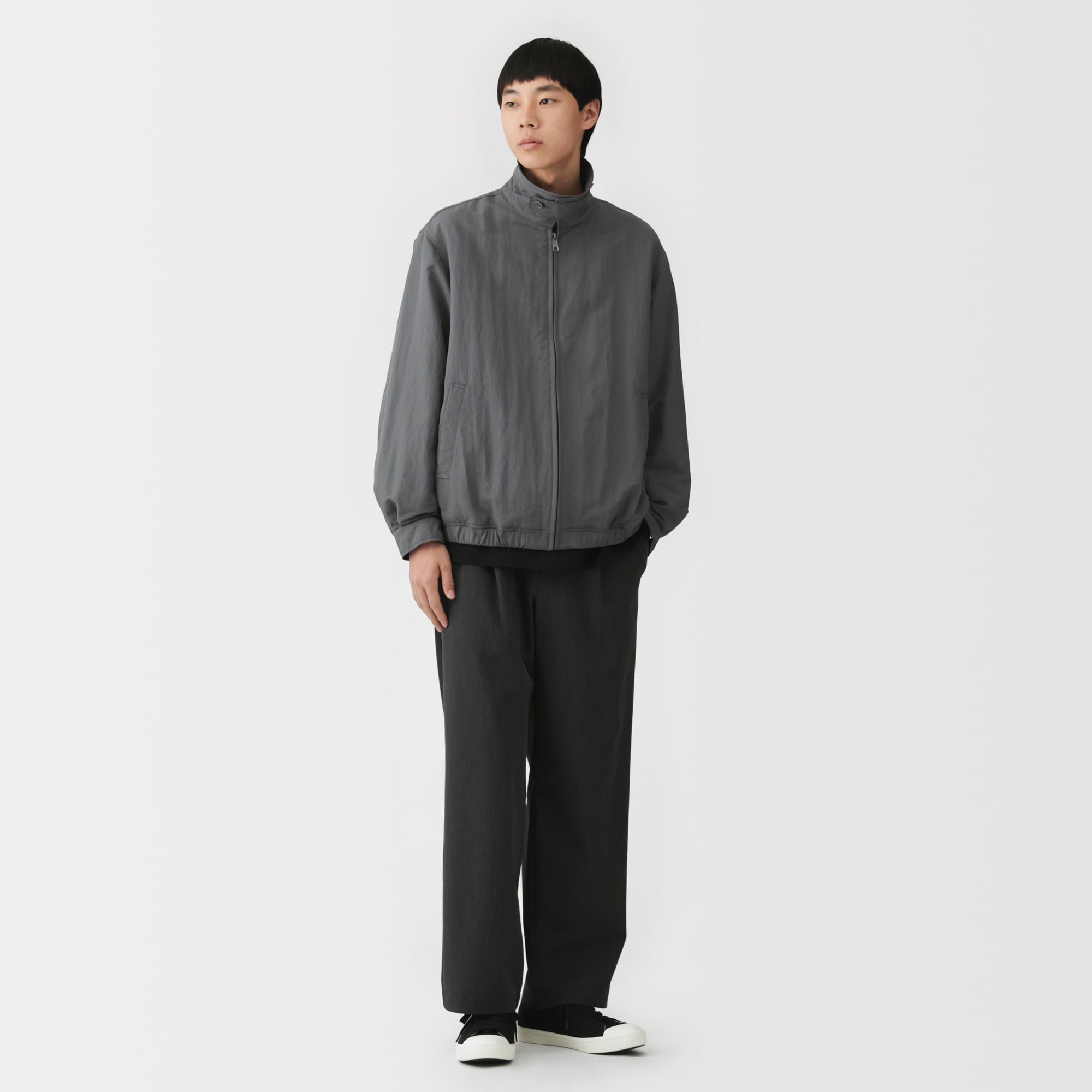 紳士 撥水ジップアップブルゾン | 無印良品