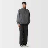 紳士　撥水ジップアップブルゾン