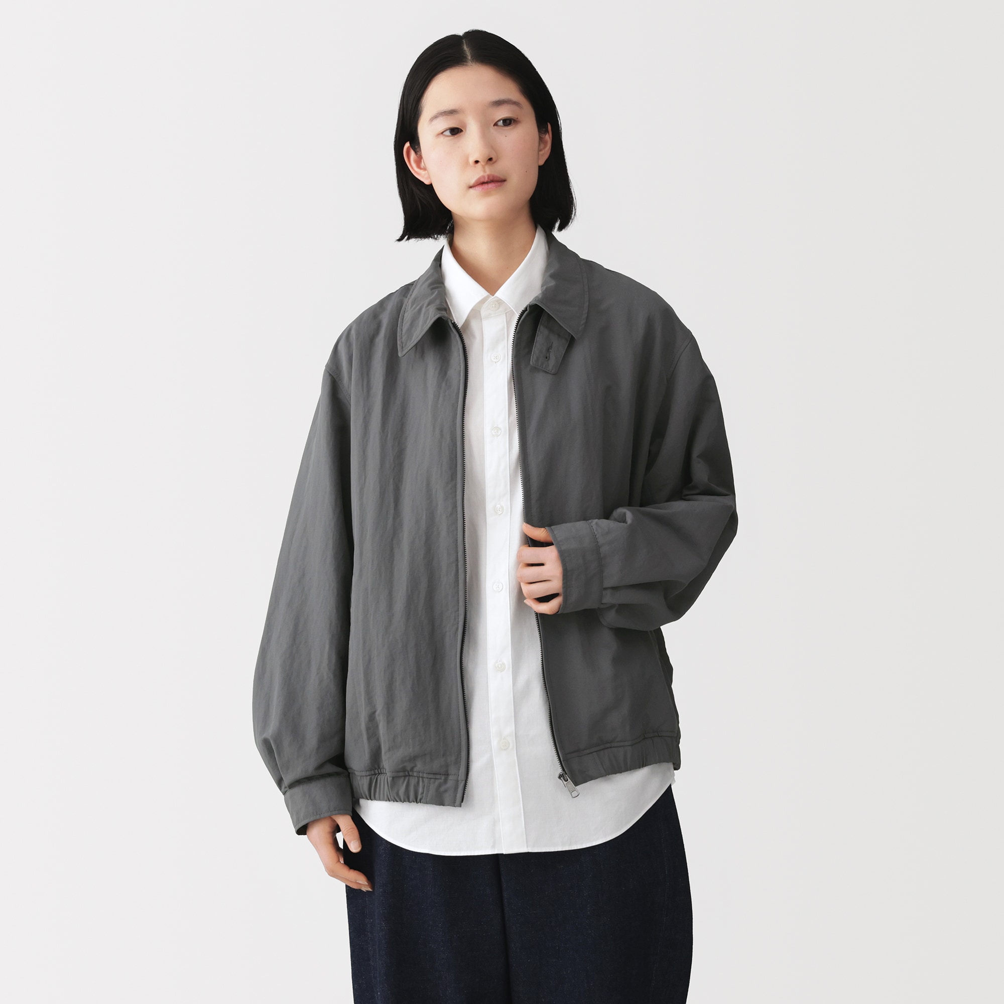 紳士 撥水ジップアップブルゾン | 無印良品