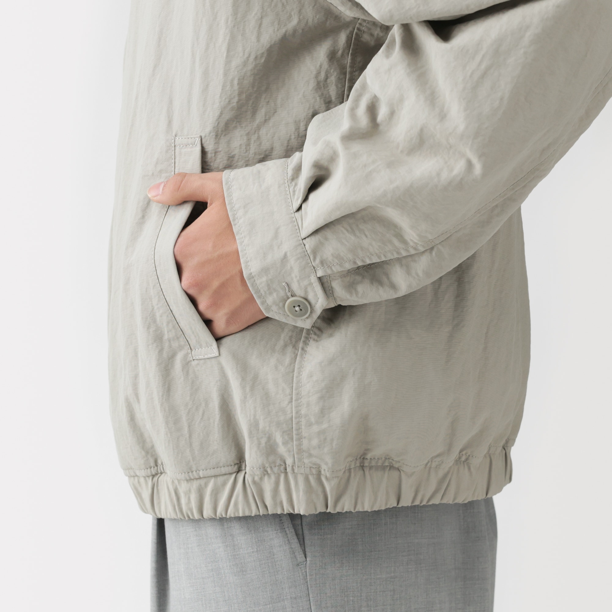 紳士 撥水ジップアップブルゾン | 無印良品