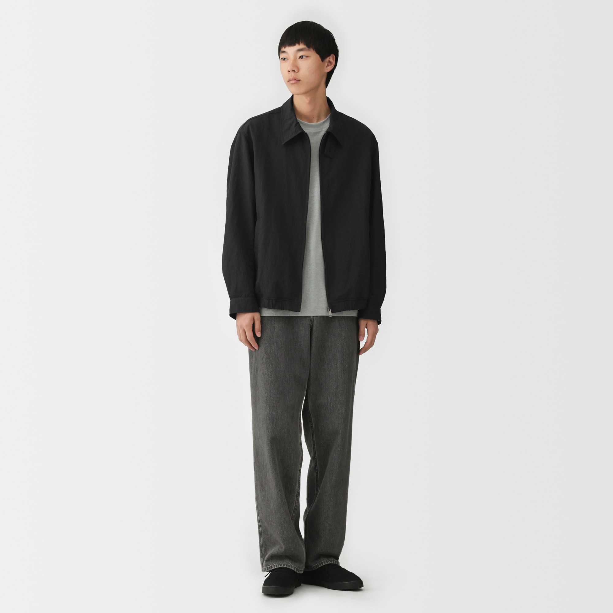 紳士 撥水ジップアップブルゾン | 無印良品