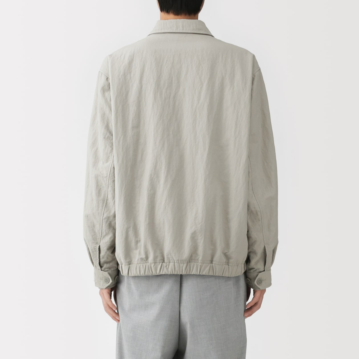 紳士　撥水ジップアップブルゾン