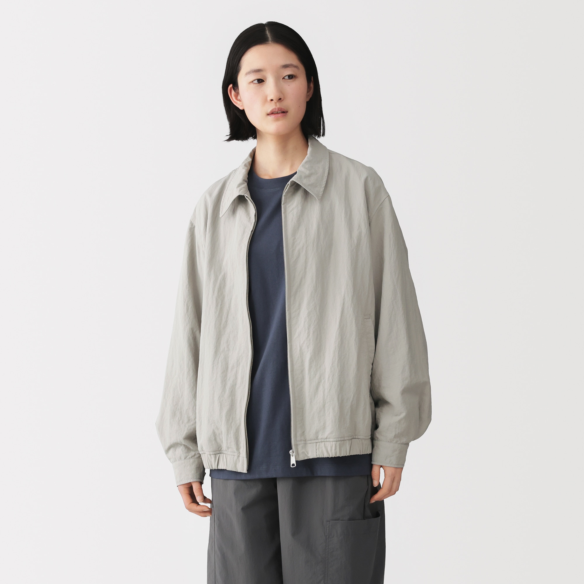 紳士 撥水ジップアップブルゾン | 無印良品