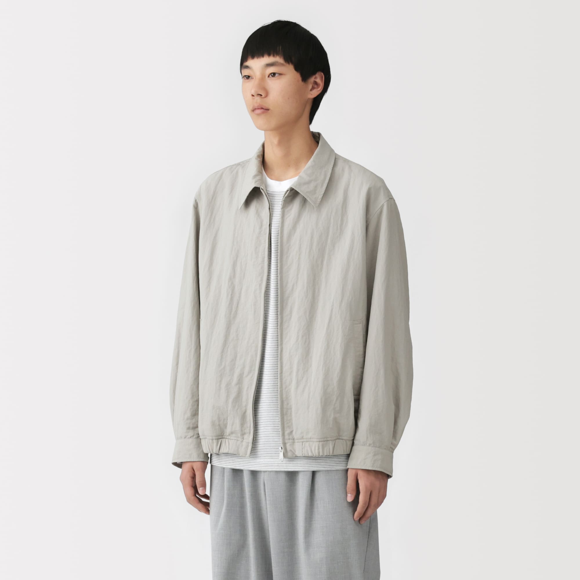 紳士 撥水ジップアップブルゾン | 無印良品