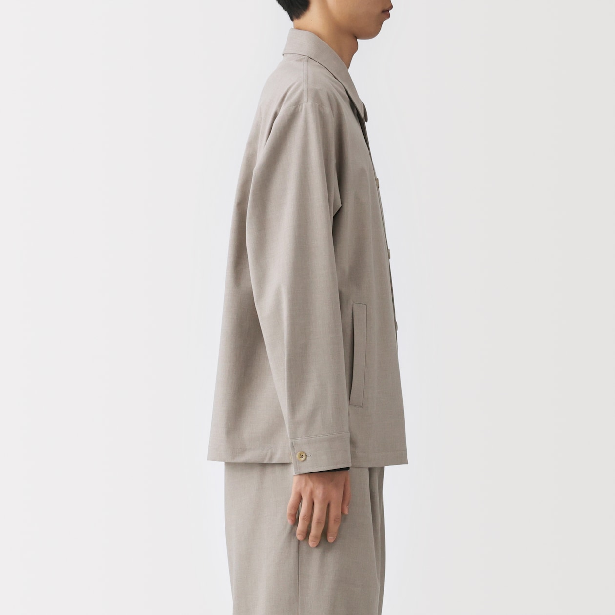 紳士　乾きやすいブルゾン