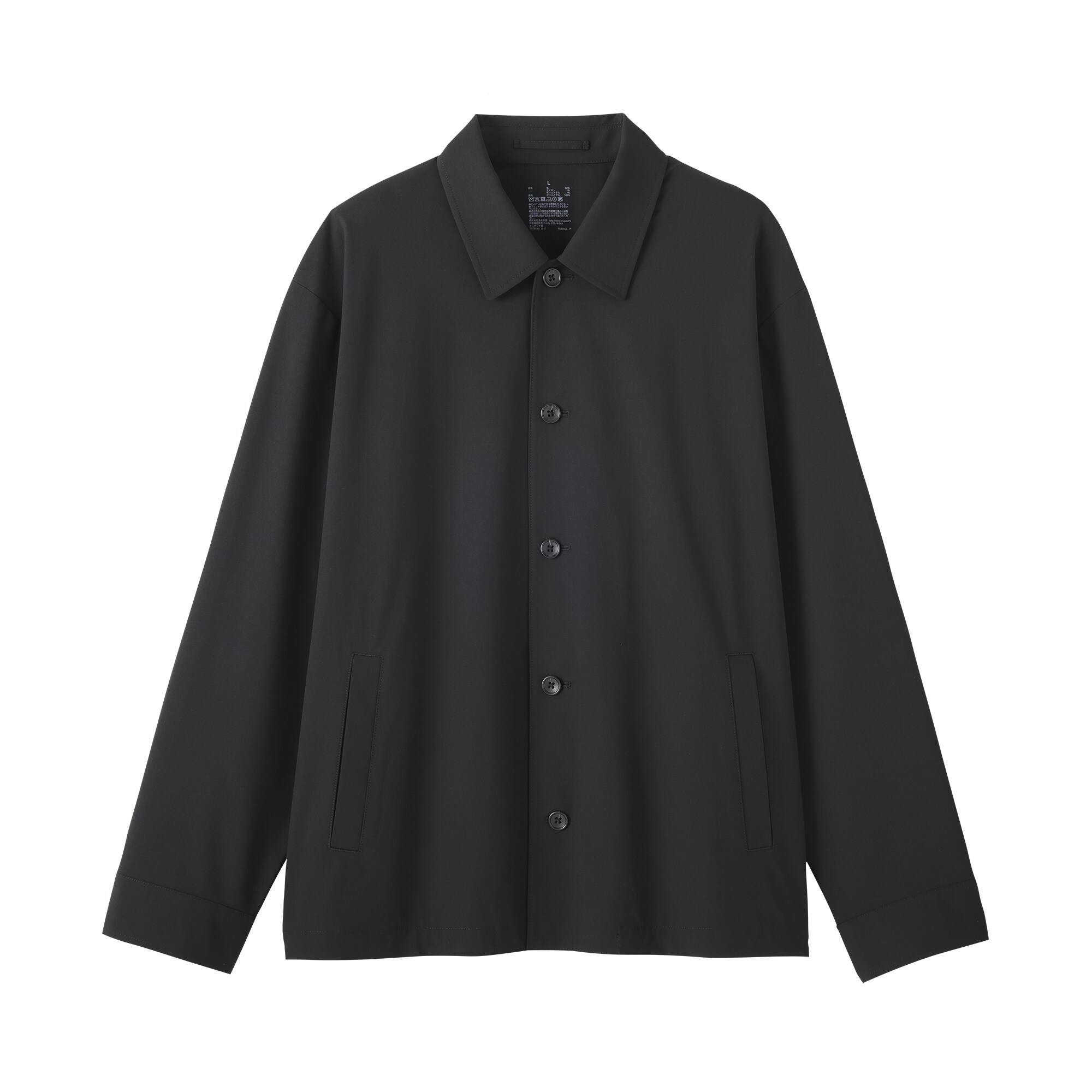 新品　無印良品　muji 紳士　乾きやすいブルゾン ブラック　ジャケット　黒　M 紳士 乾きやすいブルゾン | 無印良品