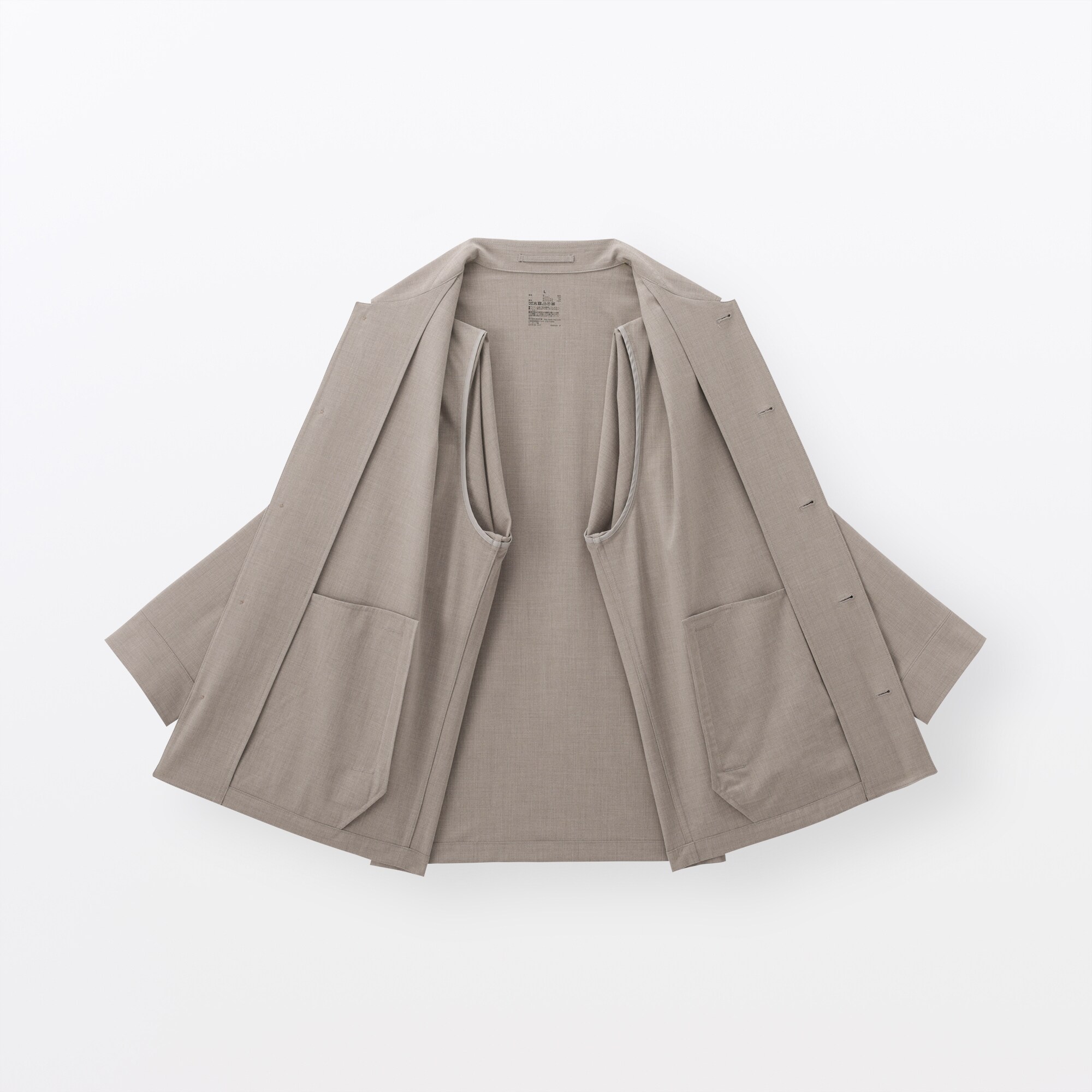 新品【M】 Grayish MUJI 乾きやすい ブルゾン 無印良品 ムジ 紳士 乾きやすいブルゾン | 無印良品