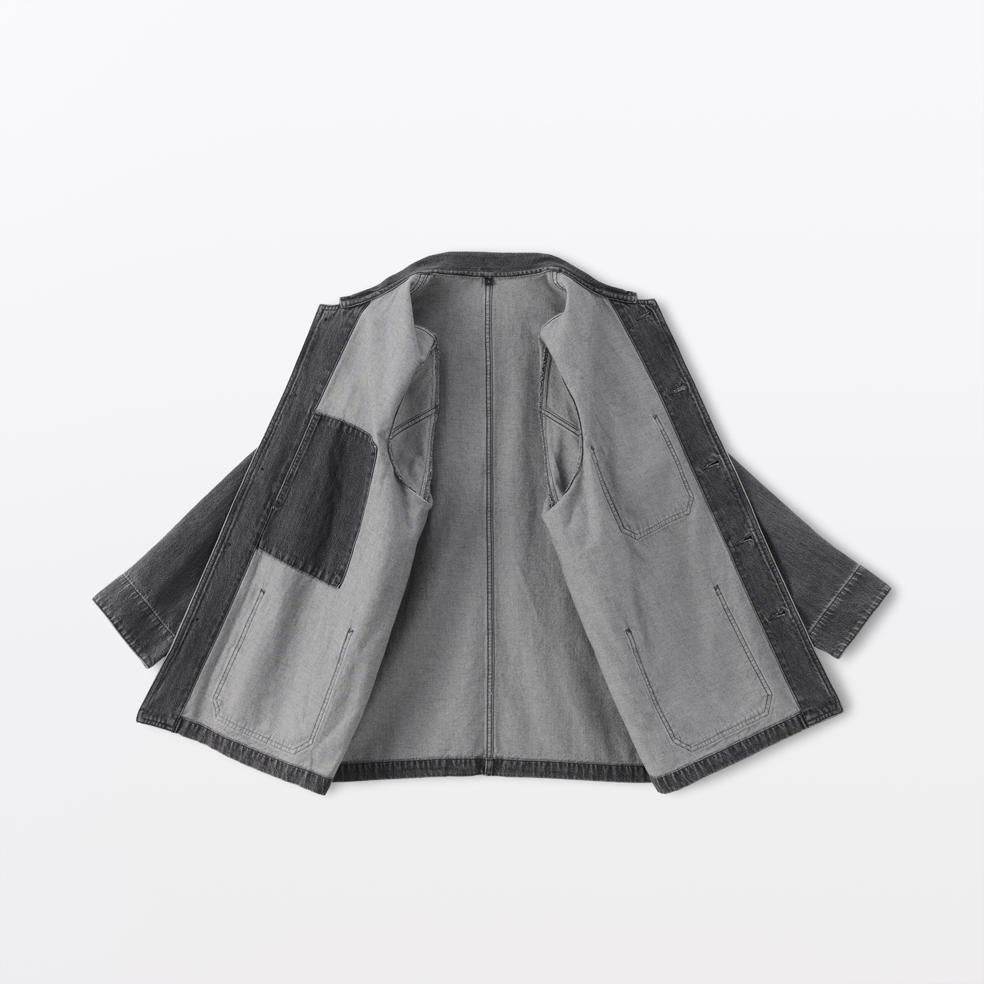 紳士 木の実から作ったカポック混デニム カバーオール | 無印良品