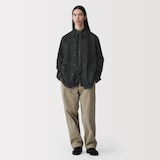 紳士　木の実から作ったカポック混デニム　カバーオール