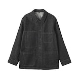 紳士　木の実から作ったカポック混デニム　カバーオール