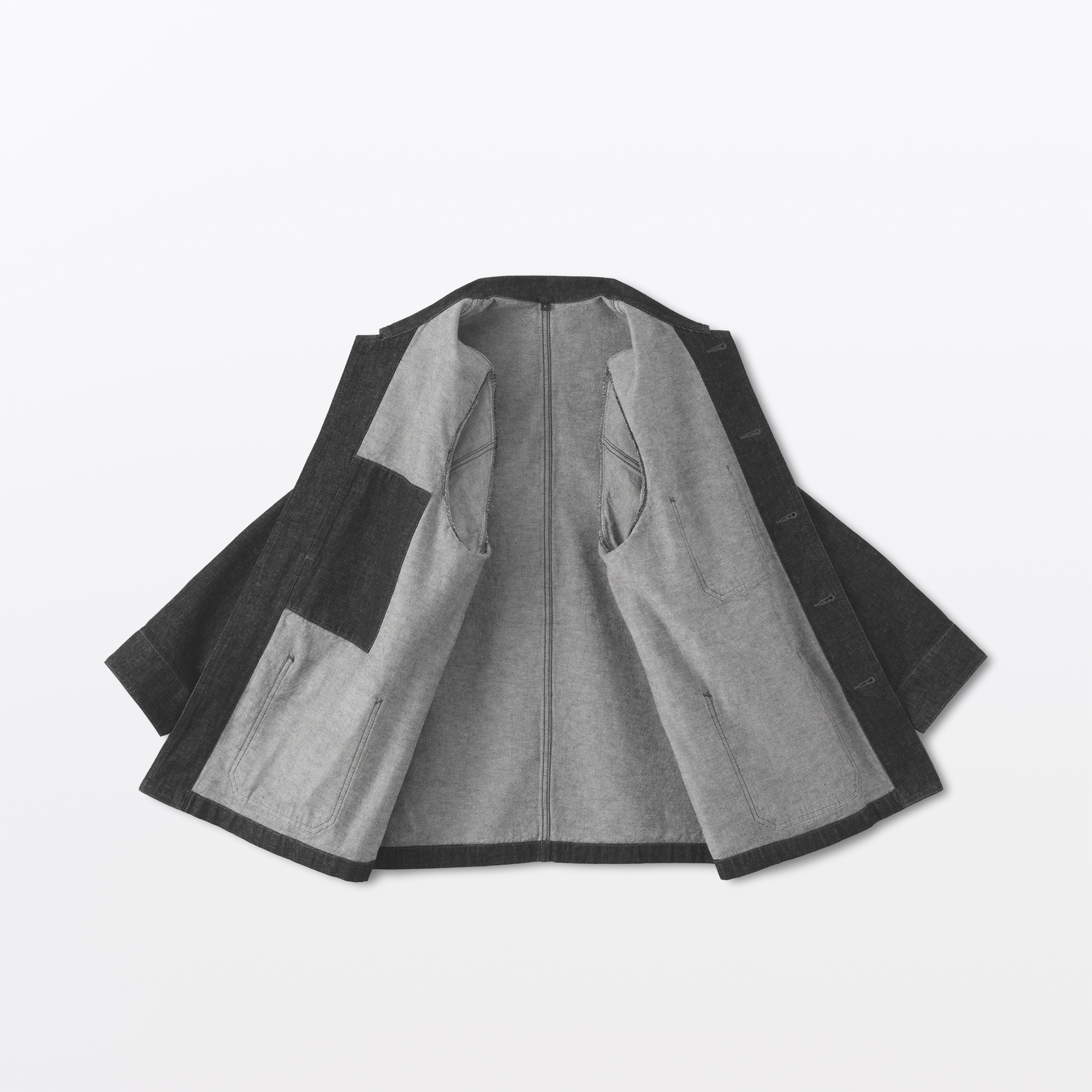 紳士 木の実から作ったカポック混デニム カバーオール | 無印良品