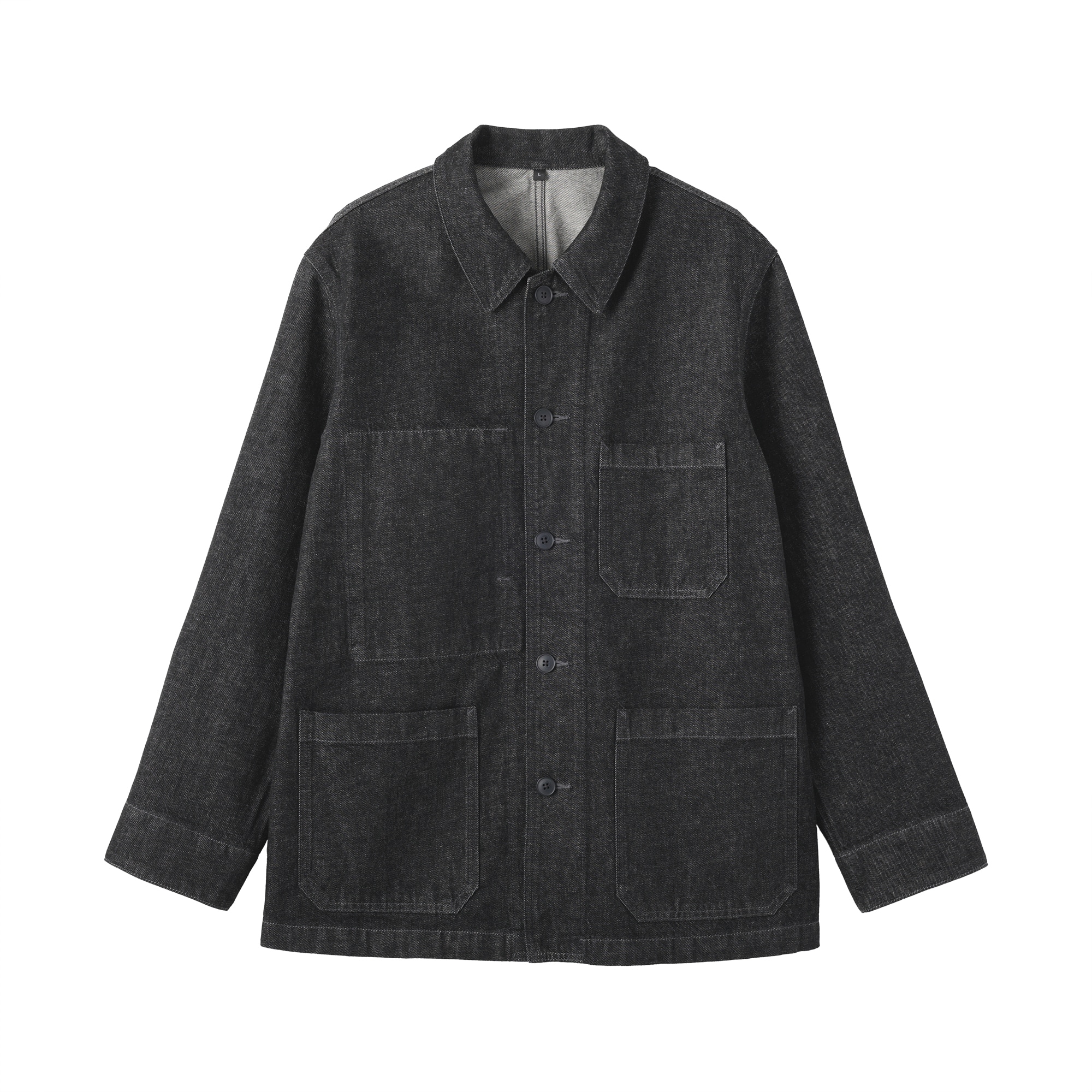 紳士　木の実から作ったカポック混デニム　カバーオール