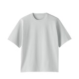 紳士　乾きやすい洗えるリブ編み半袖ニットＴシャツ