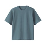 紳士　乾きやすい洗えるリブ編み半袖ニットＴシャツ