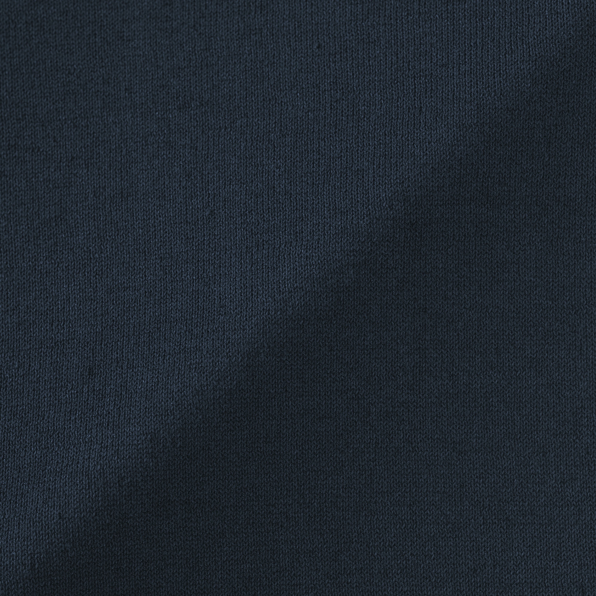 紳士　ヘンプ混クルーネック半袖セーター