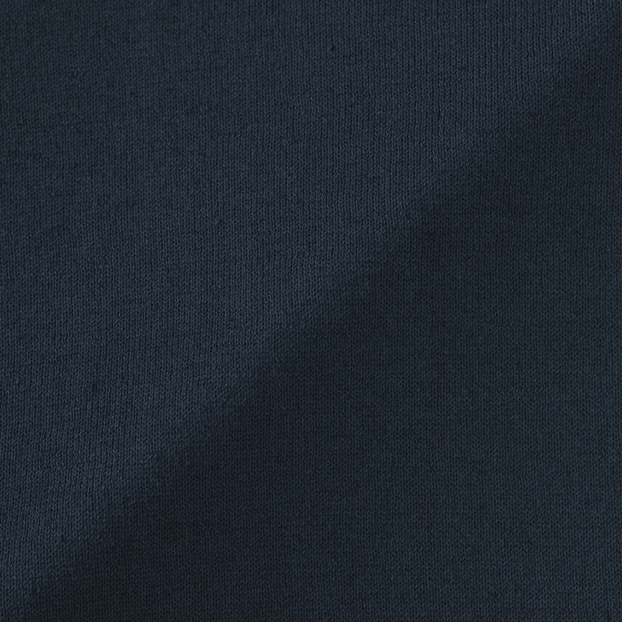 紳士　ヘンプ混クルーネック半袖セーター