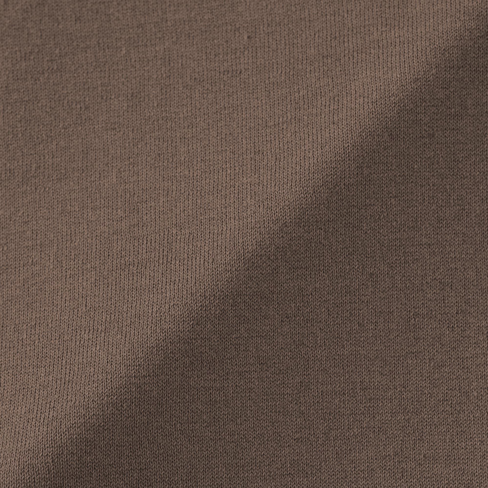 紳士　ヘンプ混クルーネック半袖セーター