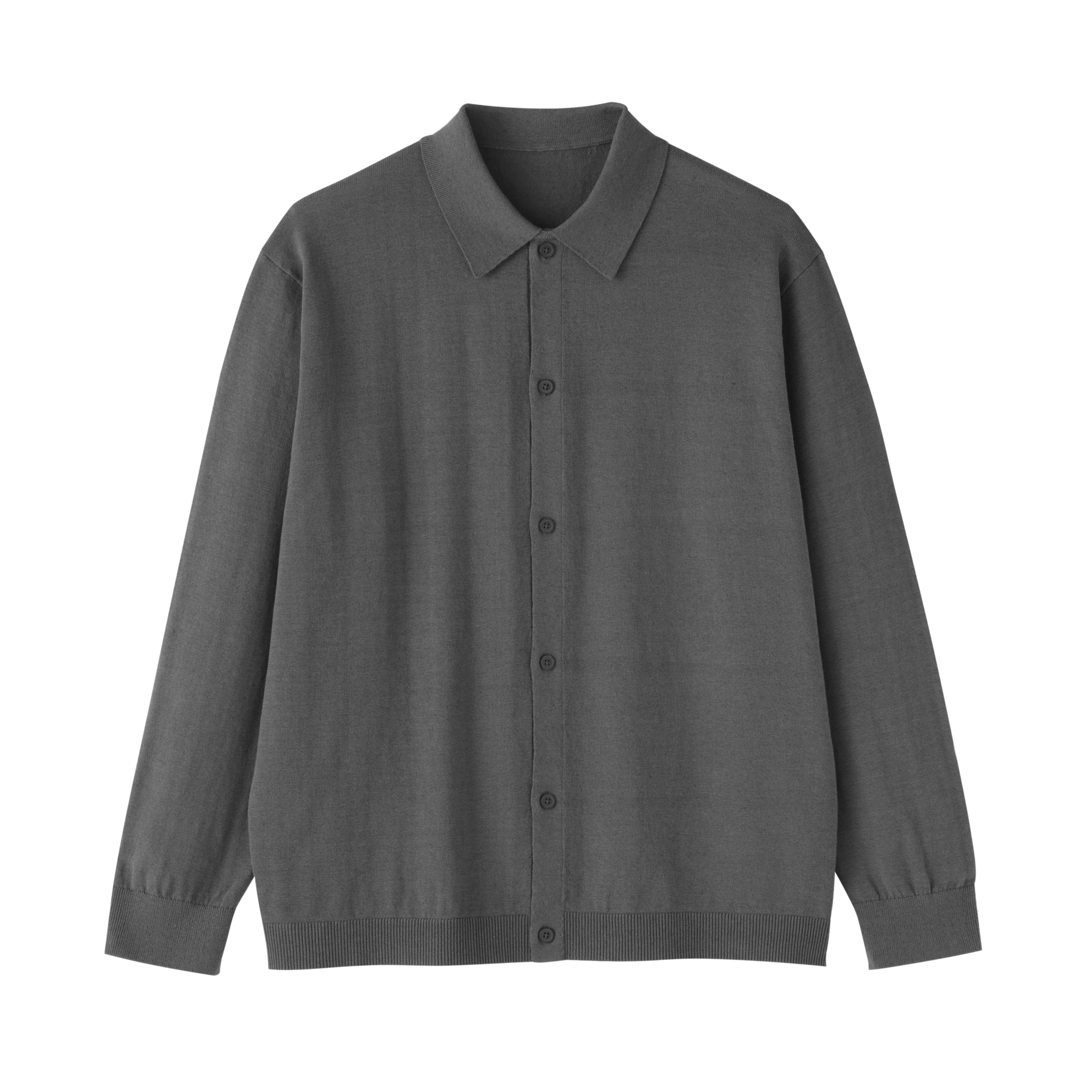 TOKYO HEMP CONNECTION 長袖シャツ カーディガン　セット 紳士 ヘンプ混長袖ニットシャツカーディガン | 無印良品