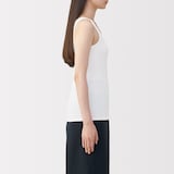 婦人　リブ編みタンクトップ