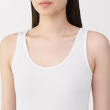 婦人　リブ編みタンクトップ