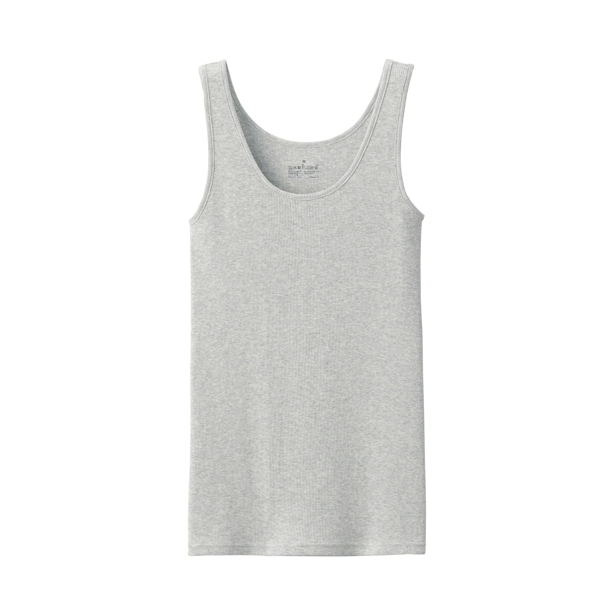 婦人　リブ編みタンクトップ