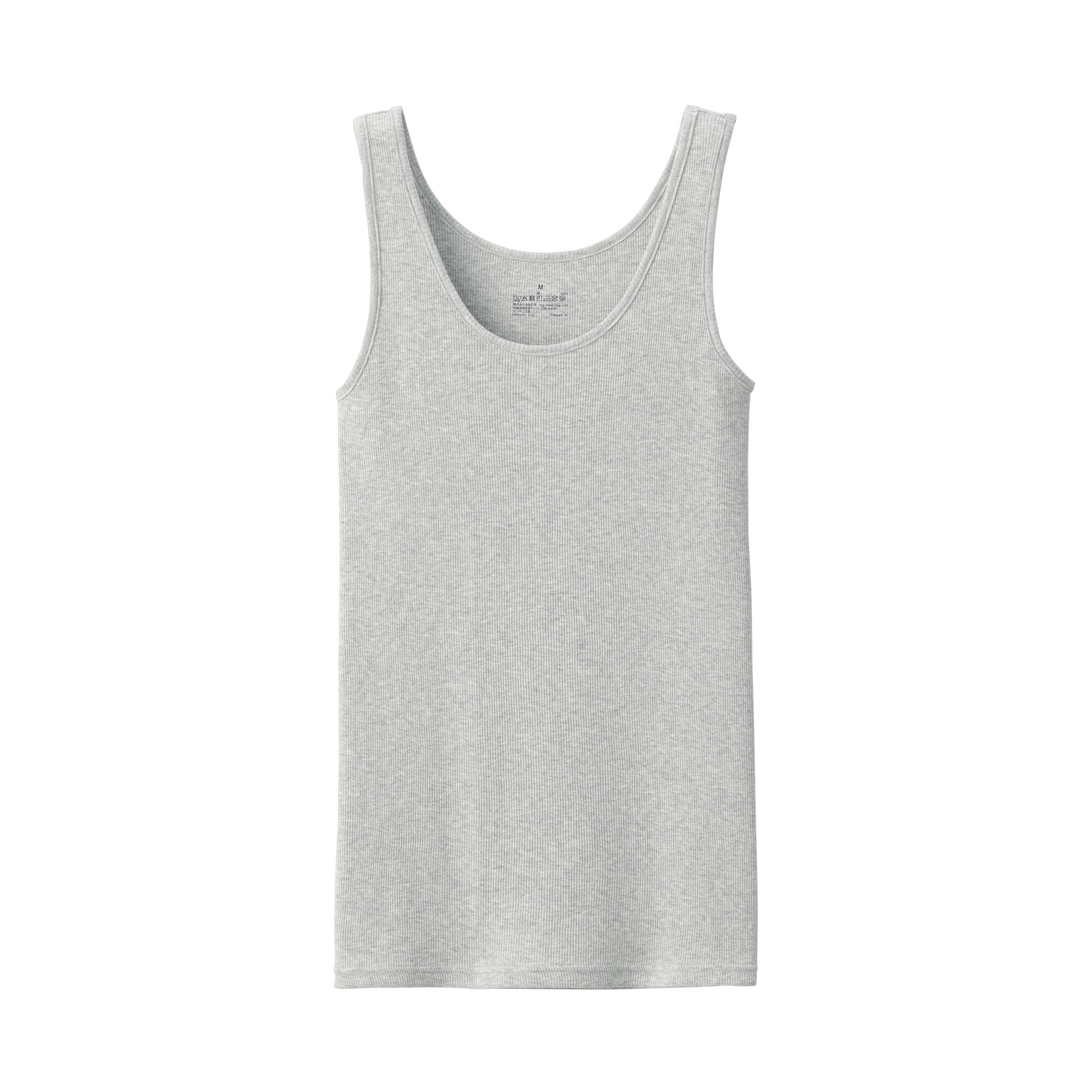 婦人　リブ編みタンクトップ