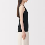 婦人　リブ編みタンクトップ