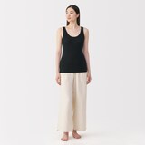 婦人　リブ編みタンクトップ