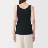 婦人　リブ編みタンクトップ