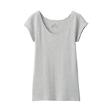 婦人　フライス編みフレンチスリーブＴシャツ