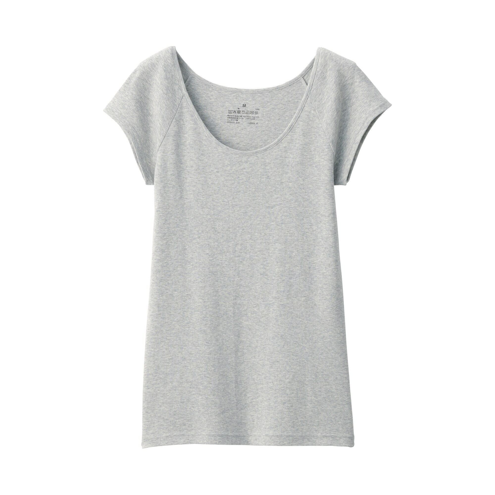 婦人　フライス編みフレンチスリーブＴシャツ