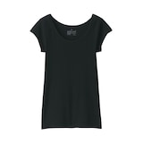 婦人　フライス編みフレンチスリーブＴシャツ