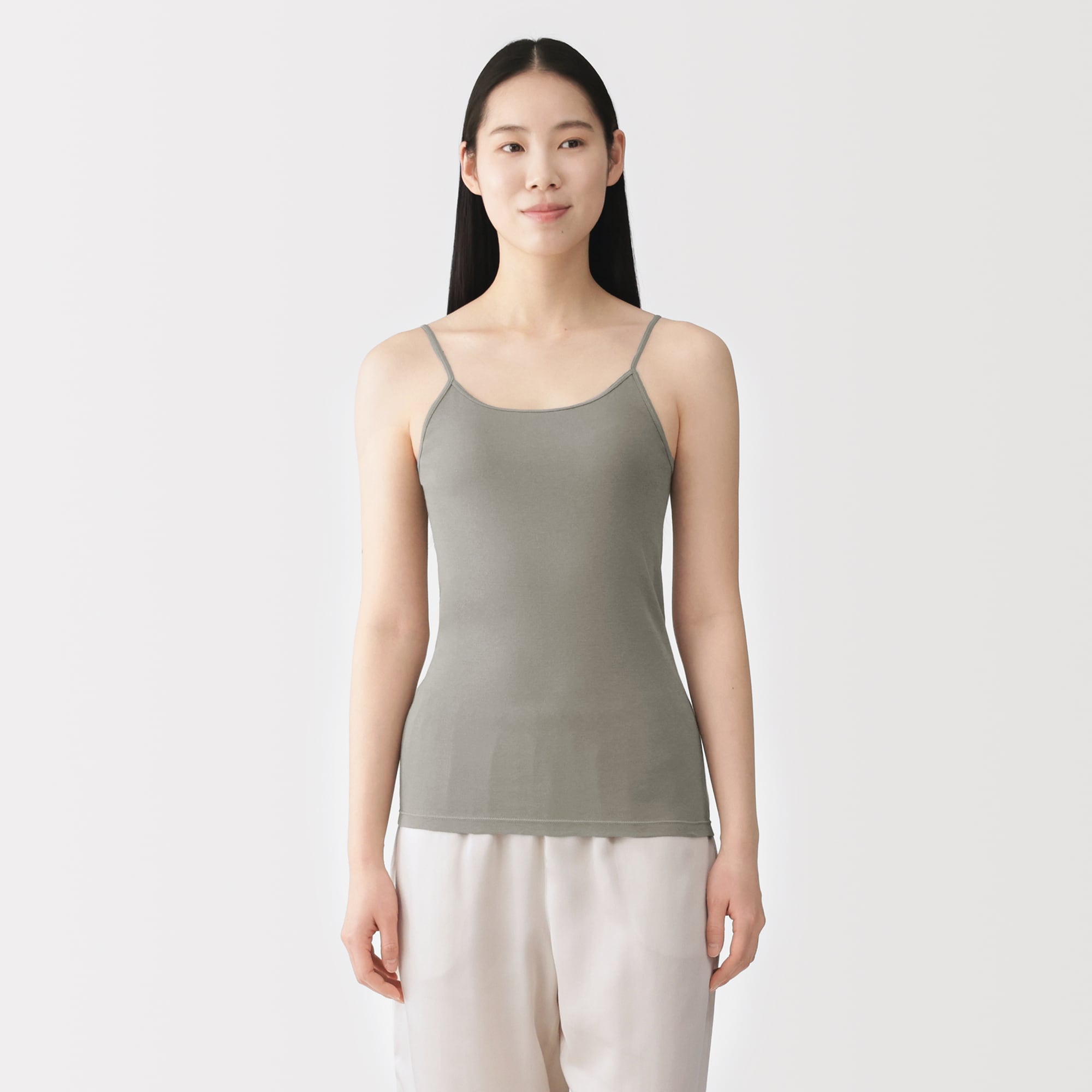婦人　さらっと綿薄手キャミソール