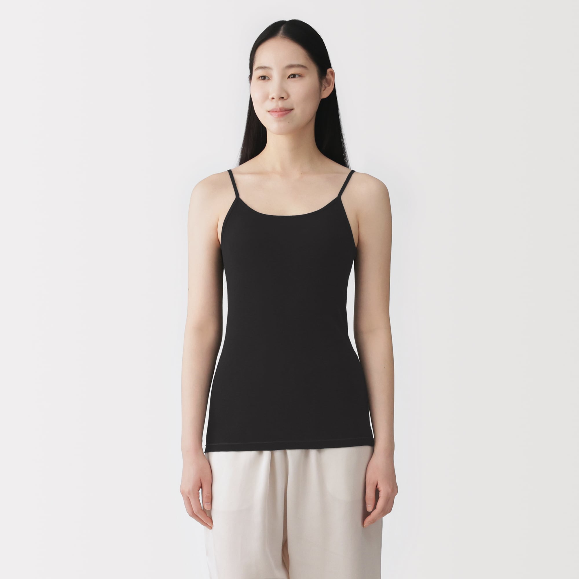 婦人　さらっと綿薄手キャミソール