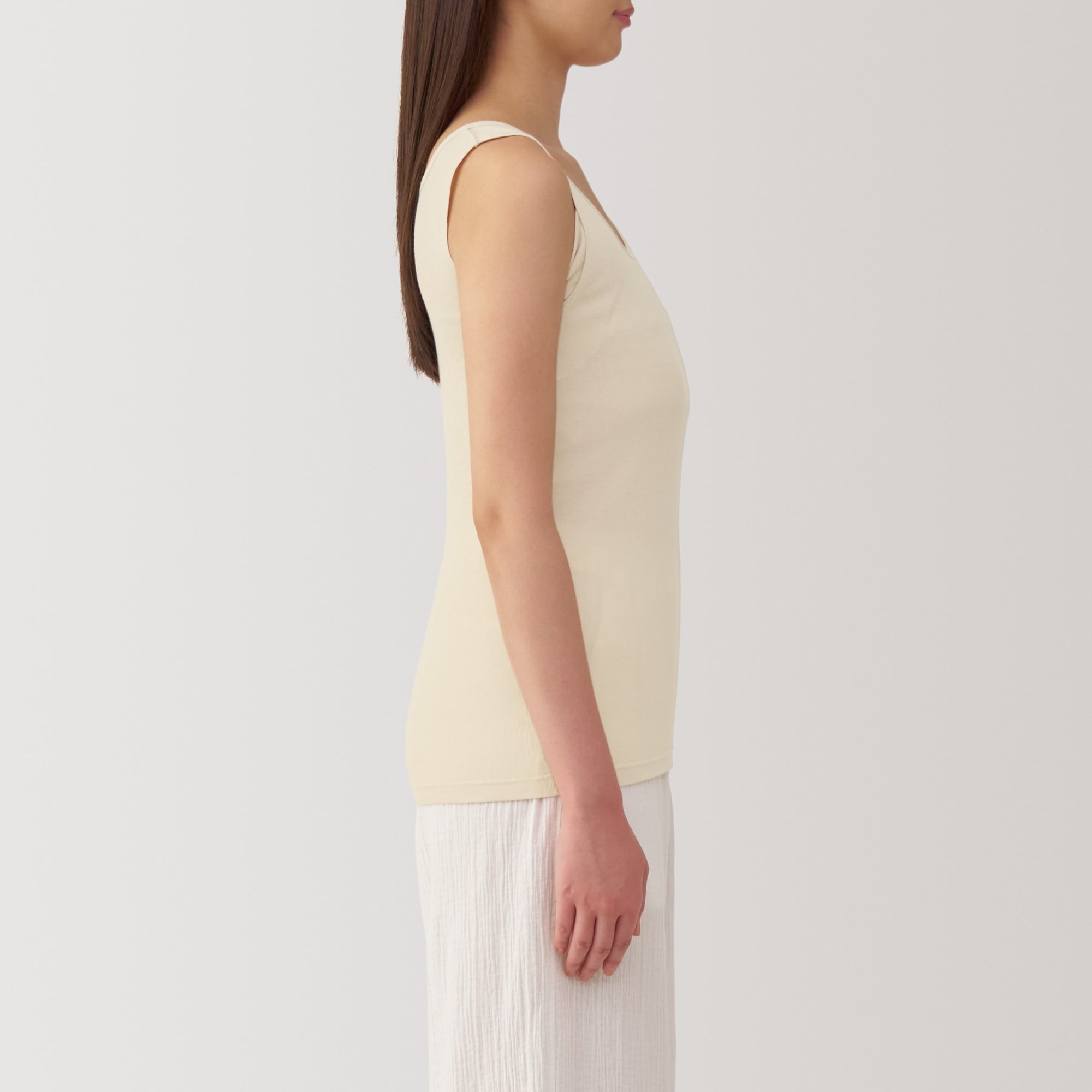 婦人　さらっと綿汗取りパッド付きタンクトップ