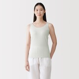 婦人　さらっと綿汗取りパッド付きブラタンクトップ