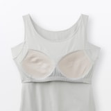 婦人　さらっと綿汗取りパッド付きブラタンクトップ