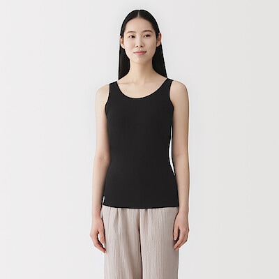 婦人　さらっと綿汗取りパッド付きブラタンクトップ