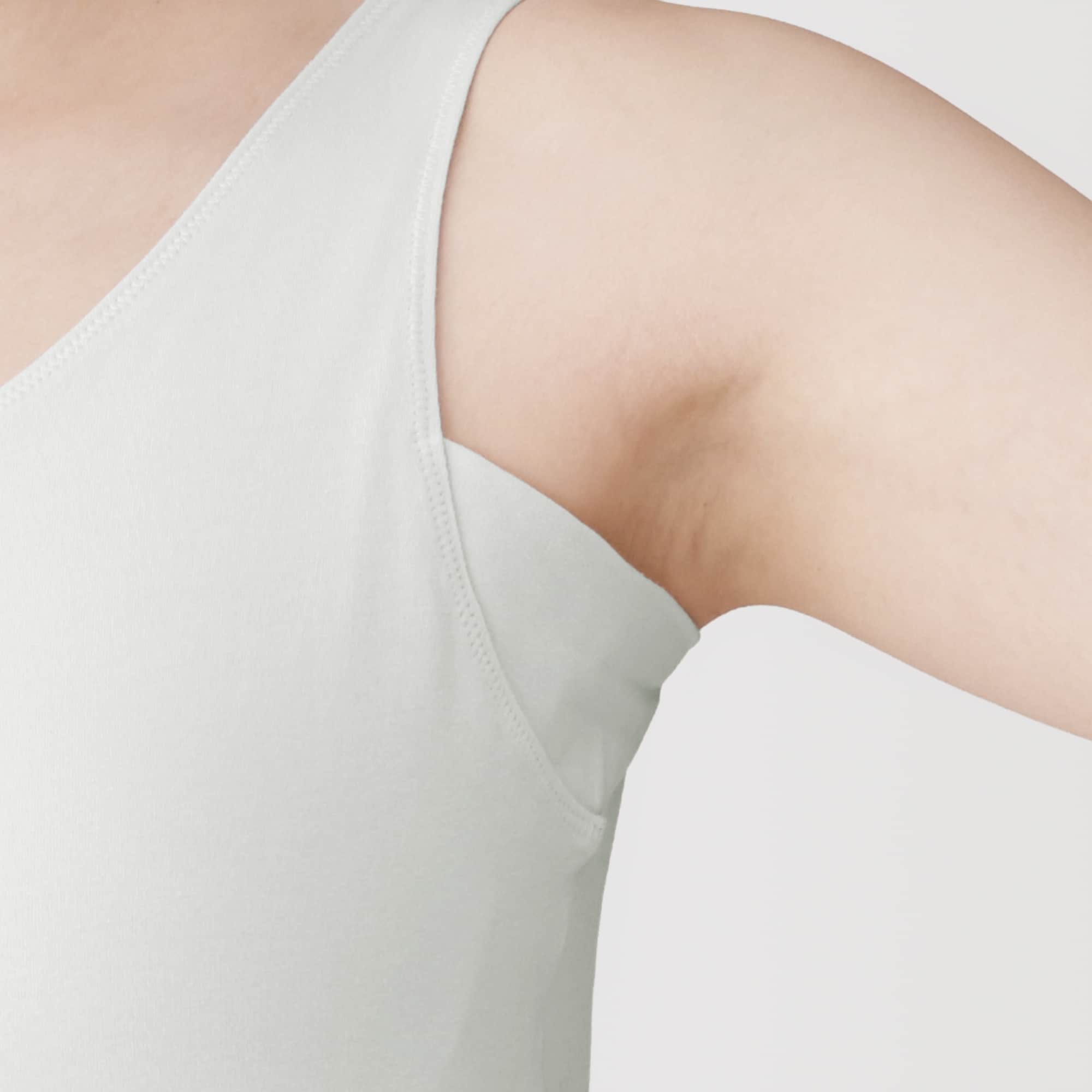 婦人　さらっと綿汗取りパッド付きブラタンクトップ