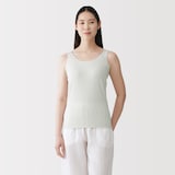 婦人　さらっと綿汗取りパッド付きブラタンクトップ