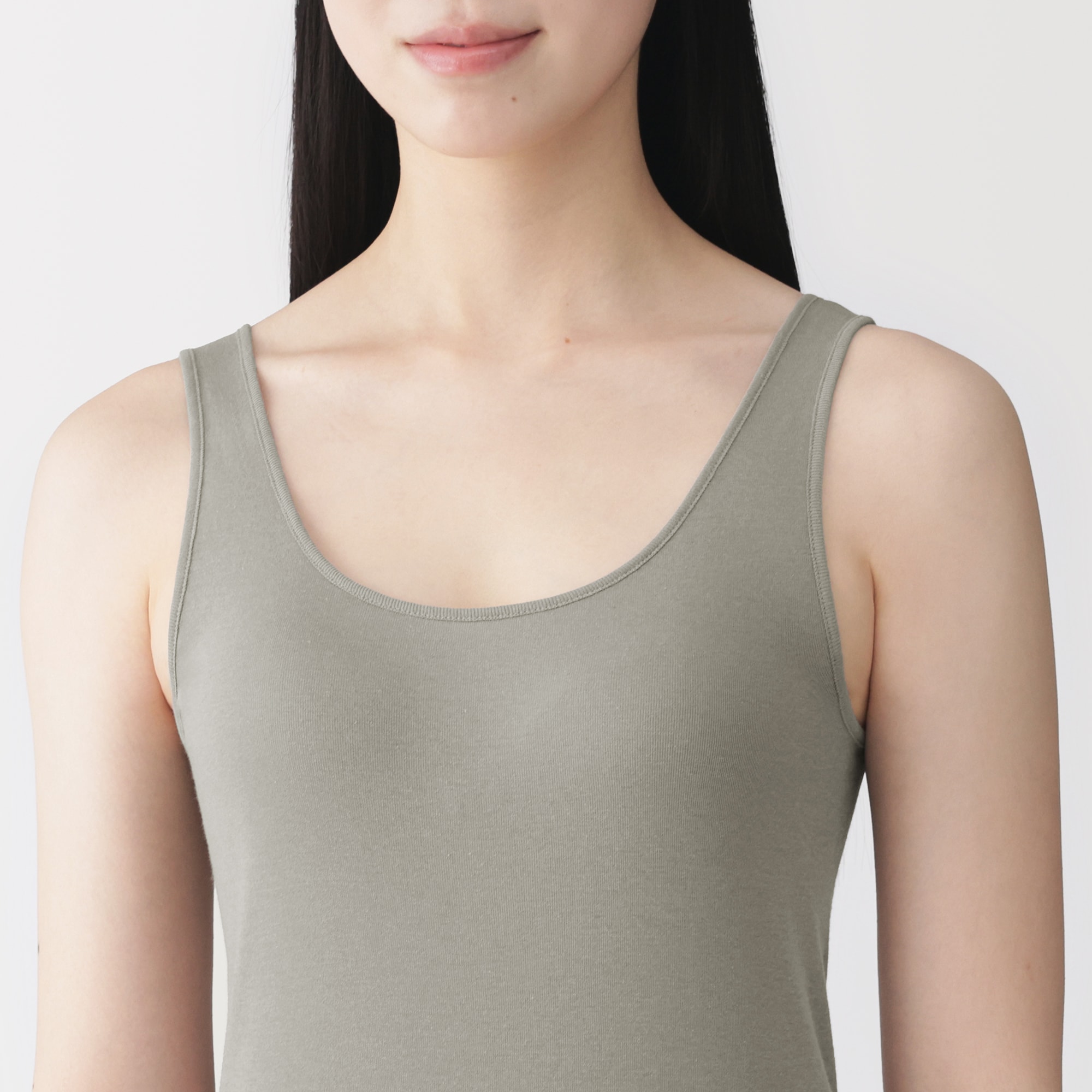 婦人　さらっと綿薄手タンクトップ