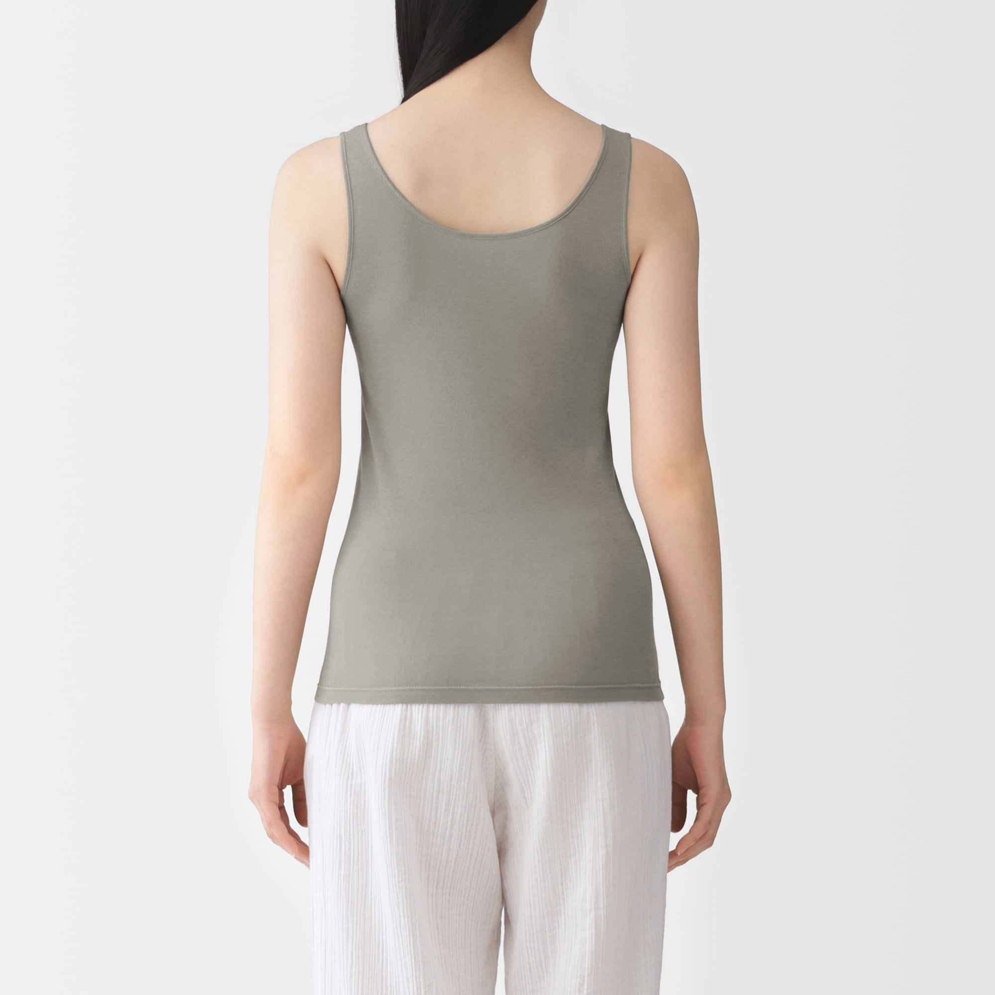 婦人　さらっと綿薄手タンクトップ