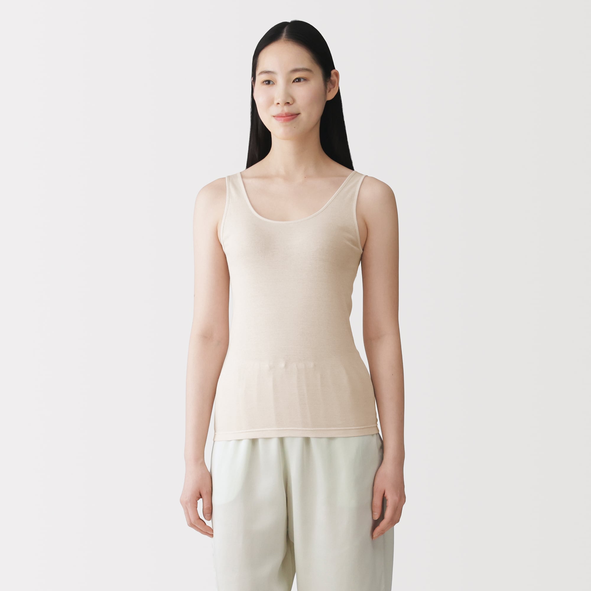 婦人　さらっと綿薄手タンクトップ