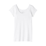 婦人　さらっと綿　汗取りパッド付きフレンチスリーブ