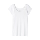 婦人　さらっと綿　汗取りパッド付きフレンチスリーブ