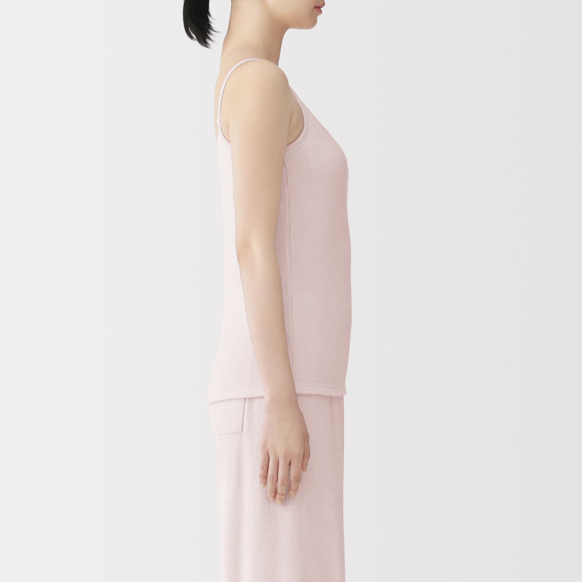 婦人　着るタオル　両面パイルブラキャミソール