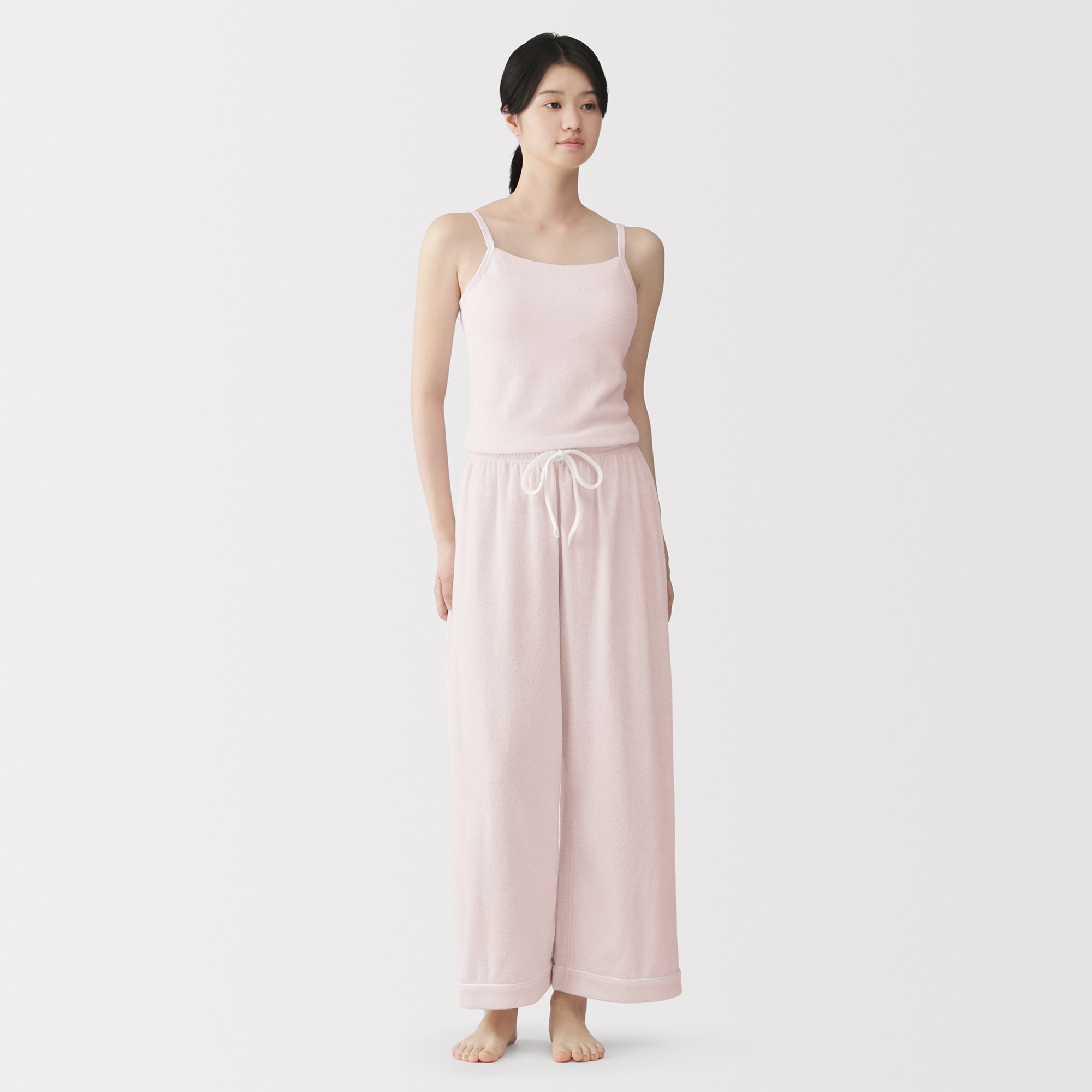 婦人　着るタオル　両面パイルブラキャミソール