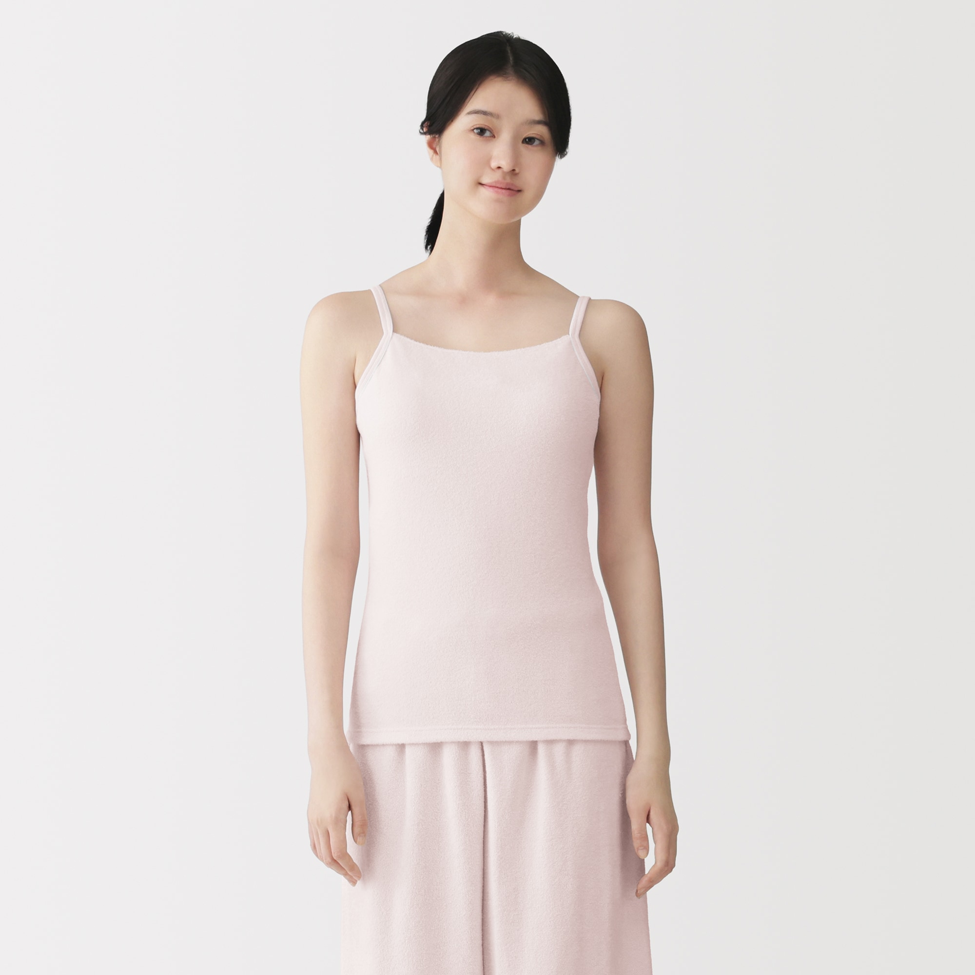 婦人　着るタオル　両面パイルブラキャミソール