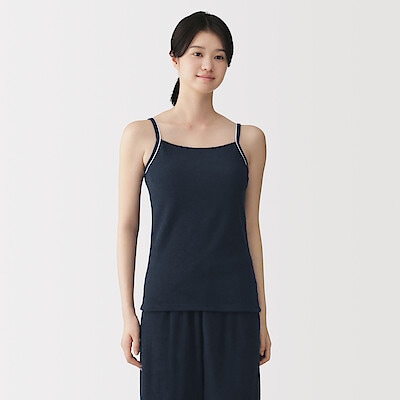 婦人　着るタオル　両面パイルブラキャミソール